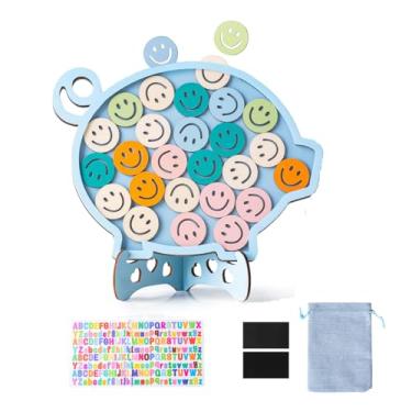 Imagem de Pote magnético de recompensa para crianças com adesivos de letras, pote de recompensa de treinamento de penico, sistema de recompensa de jarra estrela ideal para sistema de recompensa de sala de aula