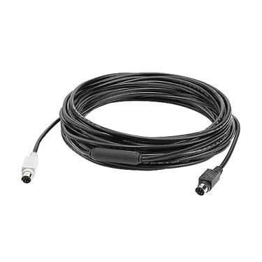 Imagem de Cabo Extensor Group 10, 0M 939-001487 Logitech, Logitech, Group 10M Extender Cable 939-001487, Preta