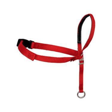 Imagem de Focinheira Amicus Easy Antipuxão Vermelha para Cães - P