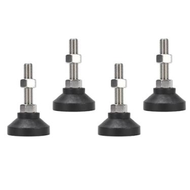 Imagem de Fafeicy Móveis Montagem Montagem Pés de Nivelamento Ajustável, Niveladores de Pernas Pesadas 4pk Com M12 Thread 50mm Ajuste de 50 Mm de Diâmetro Base para Mesas Cadeiras Sofá
