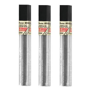 Imagem de 3X Grafite Hi-polymer 0,5mm-hb Pentel