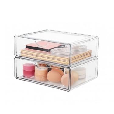Imagem de Gaveteiro Organizador De Cosméticos 2 Gavetas