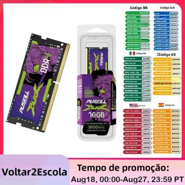 Imagem de Memória RAM DDR4 SODIMM 8GB, 4GB e 16GB - 2400MHz, 2133MHz e 2666MHz -