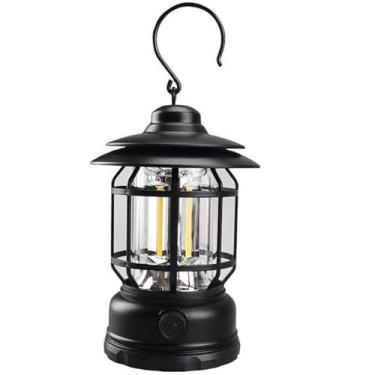 Imagem de Lanterna Luminária Lampião Led Recarregável Portátil Camping Pesca Barraca Acampamento