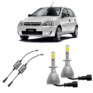 Imagem de Par Lampada Super Led H1 Para Corsa 2002 até 2012 - Tiger Auto