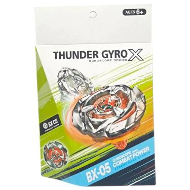 Imagem de Beyblade Thunder Gyro X BX05 com Lançador Peão de Batalha - Toys Import J24207