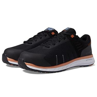 Imagem de Timberland PRO® Overdrive Composite Safety Toe Tênis feminino – Fecho de cadarço – Livre de abrasão, Preto/cobre/branco, 41