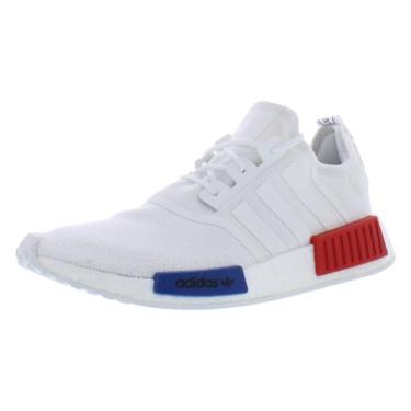 Imagem de adidas Tênis masculino NMD_r1, Branco/vermelho/azul., 45