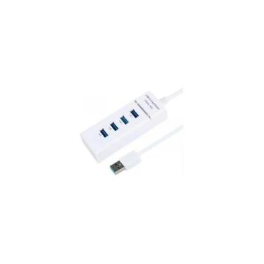 Imagem de Adaptador USB 3.0 Hub Port 4 de 4 portas Multi USB 3.0 branco - Lightb