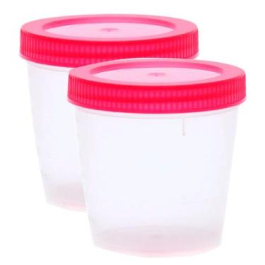 Imagem de Kit 2 Coletor de Urina Prolab Estéril 70ml - J Prolab