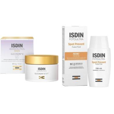 Imagem de Kit 1 Creme Facial Isdinceutics Glicoisdin 8 Soft Efeito Peeling 50g -