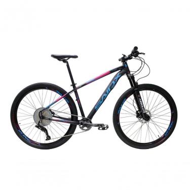 Imagem de Bicicleta Aro 29 Bike Saidx Gallant Pro 12v Preto Fos -ad Azul-rosa 15