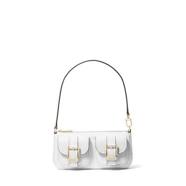 Imagem de Michael Kors Bolsa pequena conversível Zoe, ['Ferragens douradas/branco óptico'], One Size