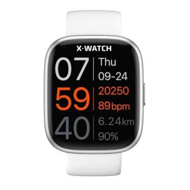 Imagem de Smartwatch X-Watch XSWUQPI007A Pulseira Branca Alexa IP68