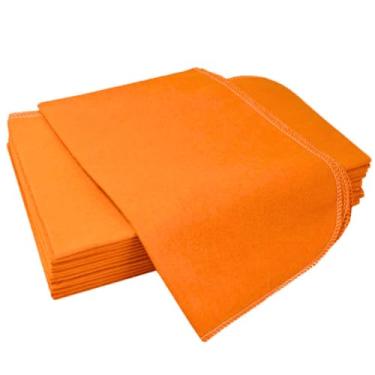 Imagem de Flabom Têxtil, Flanela Ouro 38x58-12 Unidades Grande Pano de Limpeza e Polimento Piso 100% algodão Alta Absorção