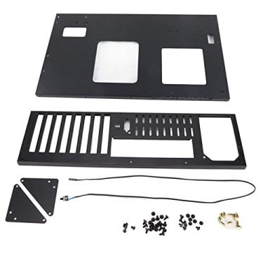 Imagem de Placa-mãe Chassi Rack Design de Dissipação de Calor Máquina de Mineração Aberta 305x245mm Secc Preto