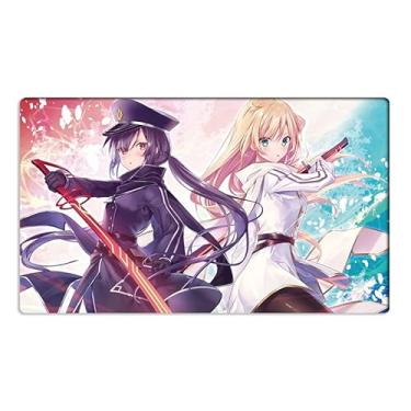 Imagem de Mlikemat New Board Game Playmat Sky Striker Ace-Raye & Roze TCG CCG Trading Card Game Mat + Free Bag