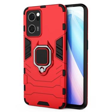 Imagem de SORAKA Capa para OPPO Find X5 Lite 5G com suporte para anel Capa Slim Fit de TPU macio Capa OPPO Find X5 Lite 5G com placa de metal para suporte magnético de telefone para carro