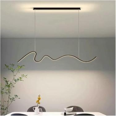 Imagem de WLHAZMWY Luminária pendente moderna para sala de jantar Lamparas decoracion luzes pendentes decoração lustres de salão (regulação remota RC)