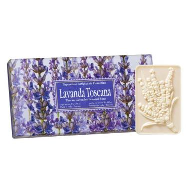 Imagem de Kit Sabonete Lavanda Toscana Fiorentino - Sabonete em Barra, 3x 125g