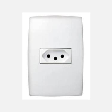 Imagem de Conjunto Tomada Simples 10a 4x2 Pial Plus