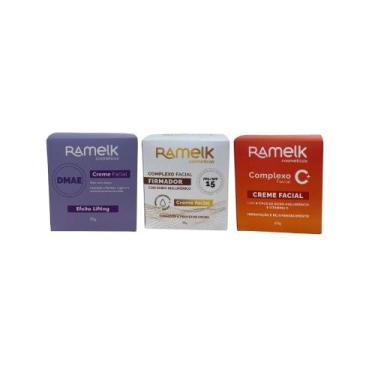 Imagem de Kit Facial Plus - Complexo C+, DMAE e Anti Sinais - Ramelk - Ramelk Co