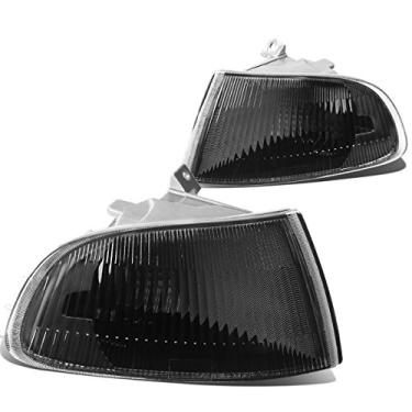 Imagem de DNA Motoring CL-HC923-BK Par de luz de canto [Para Honda Civic 2/3-DR] 92-95