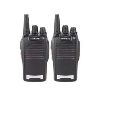 Imagem de 2 Radios Comunicação Ht Uhf Vhf 16 Canais Antena 12km 777s - Baofeng