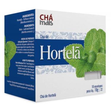 Imagem de Chá De Hortelã Natural Cx10 Sachês De 1G - Cha Mais