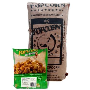 Imagem de Caramelo Para Pipoca Doce - Sabor Banana Caramelada 10Kg