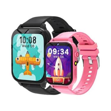 Imagem de Relógio Inteligente À Prova d'Água Para Crianças Com Jogo Lanterna Tel