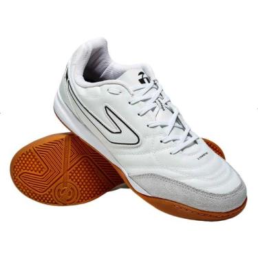 Imagem de Chuteira futsal topper maestro club v, Branco, Preto, 41