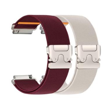 Imagem de Pulseiras elásticas de nylon para Garmin Venu 3 4 2/Vivoactive 4,22 mm de liberação rápida com fivela de paraquedas pulseira de tecido elástico para Samsung Galaxy 3 de 45 mm/relógio de 46 mm/Gear S3