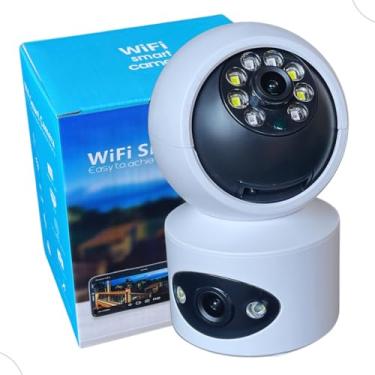 Imagem de Camera Dupla de Segurança IP Gostey Giratoria 360 Interna WiFi com Aplicativo e Sensor de Movimento