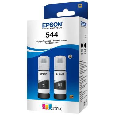 Imagem de Kit Refil Tanque de Tinta Epson Preto 2 Unidades 65ML T544120-2P