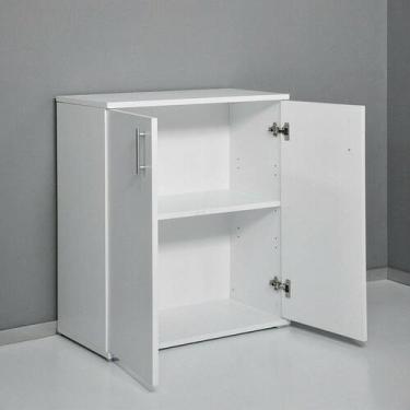 Imagem de Armário Multiuso MDF Branco 75x50x25cm - Cedrono