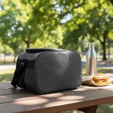 Imagem de Bolsa Termica Porta Marmita Lancheira Grande 9 Litros Necessaire Fitne