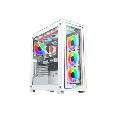 Imagem de Gabinete Galax Omega Mid Tower White Com 4 Fans ARGB Branco