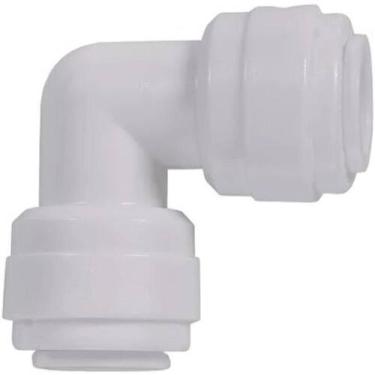 Imagem de Kit 2 Conectores Cotovelo 3/8 Engate Rápido Para Purificador, Osmose e