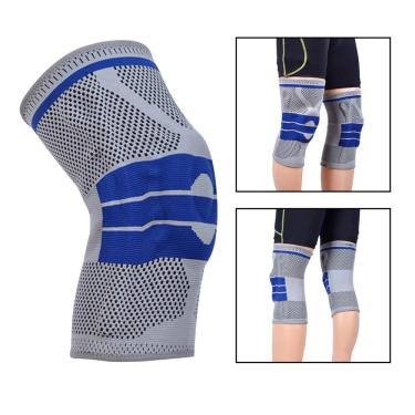 Imagem de JOELHEIRA COMPRESSÃO ESTABILIZADOR ESPORTIVO SILICONE SPRING KNEE PAD GEL SUPORTE PARA JOELHO
