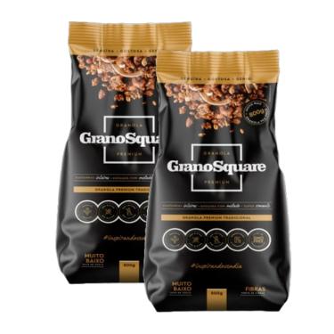 Imagem de Kit 2X: Granola Premium Tradicional Sem Glúten GranoSquare 800g