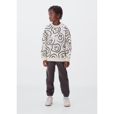 Imagem de Calça Jogger Infantil Menino Em Moletom Sarjado