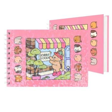 Imagem de Caderno de colorir - Bob Good - 50 Folhas - Capa Cor Rosa e Holográfic