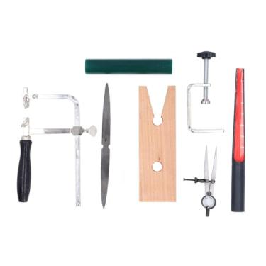 Imagem de Conjunto de ferramentas de fundição de anel multifuncional, kit de ferramentas de fundição para joalheiros profissionais e amadores com moldura de serra, 14 lâminas, tubo de cera, lima de agulha