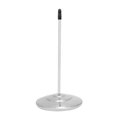 Imagem de Ponta de recibo de aço inoxidável, suporte de memorando com base antiderrapante, versátil para escritório, cozinha, mesa de hotel