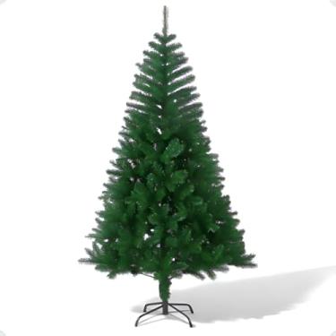 Imagem de Árvore de Natal C/ 1,50m de Altura, 420 Galhos, Base e Estrutura Reforçada, Montagem Fácil, Decoração Natalina, Ideal p/Enfeitar Casa Sala Hall Escritório (Árvore de Natal Silvestre 1,5m)