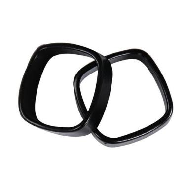 Imagem de Conjunto de anéis mágicos Visual Square to Round Illusion, 2 peças - Y
