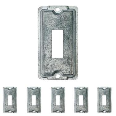 Imagem de 6 Tampa Condulete Fixo 1 Polegada Alumínio 1 Tecla Sieg