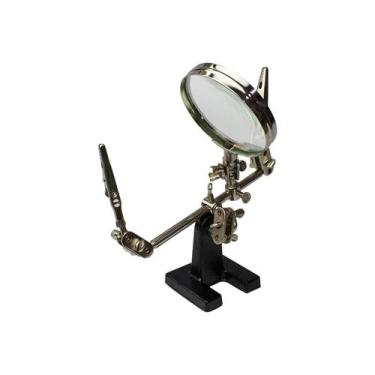 Imagem de Suporte Lupa De Bancada Garra Pinça Terceira Mão - Original - KOKAY, 1