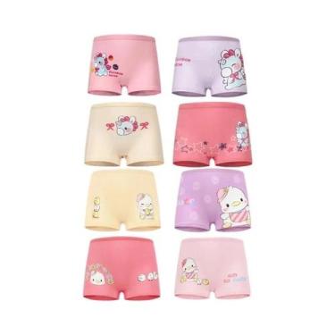 Imagem de Calcinhas De Algodão Para Meninas Com Estampa De Unicórnio, Pacote Com